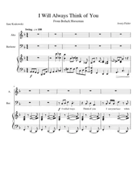 I will always think of you