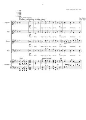 Father reigning in thy glory