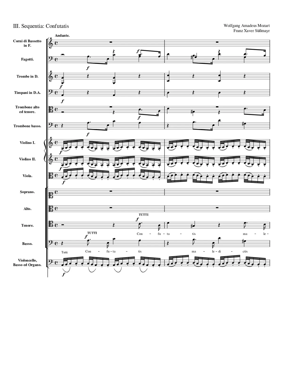 Requiem in D minor K.626 - Page 1