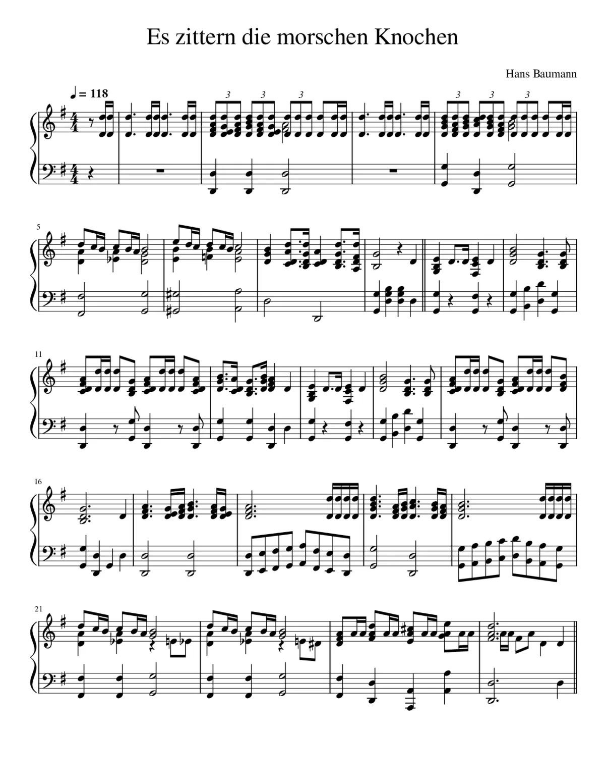 Es zittern die morschen Knochen - Page 1