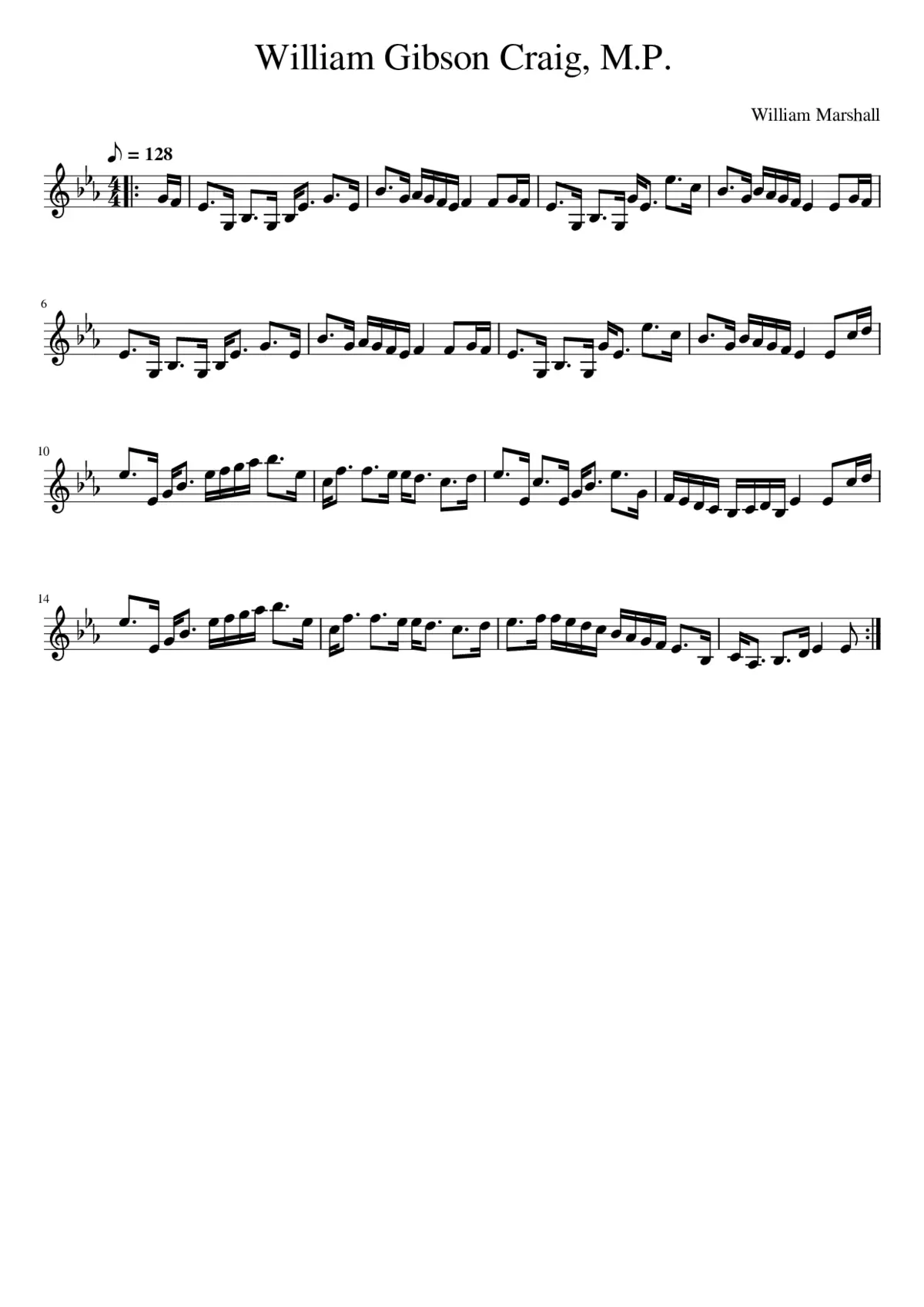 William Gibson Craig M.P. - Page 1