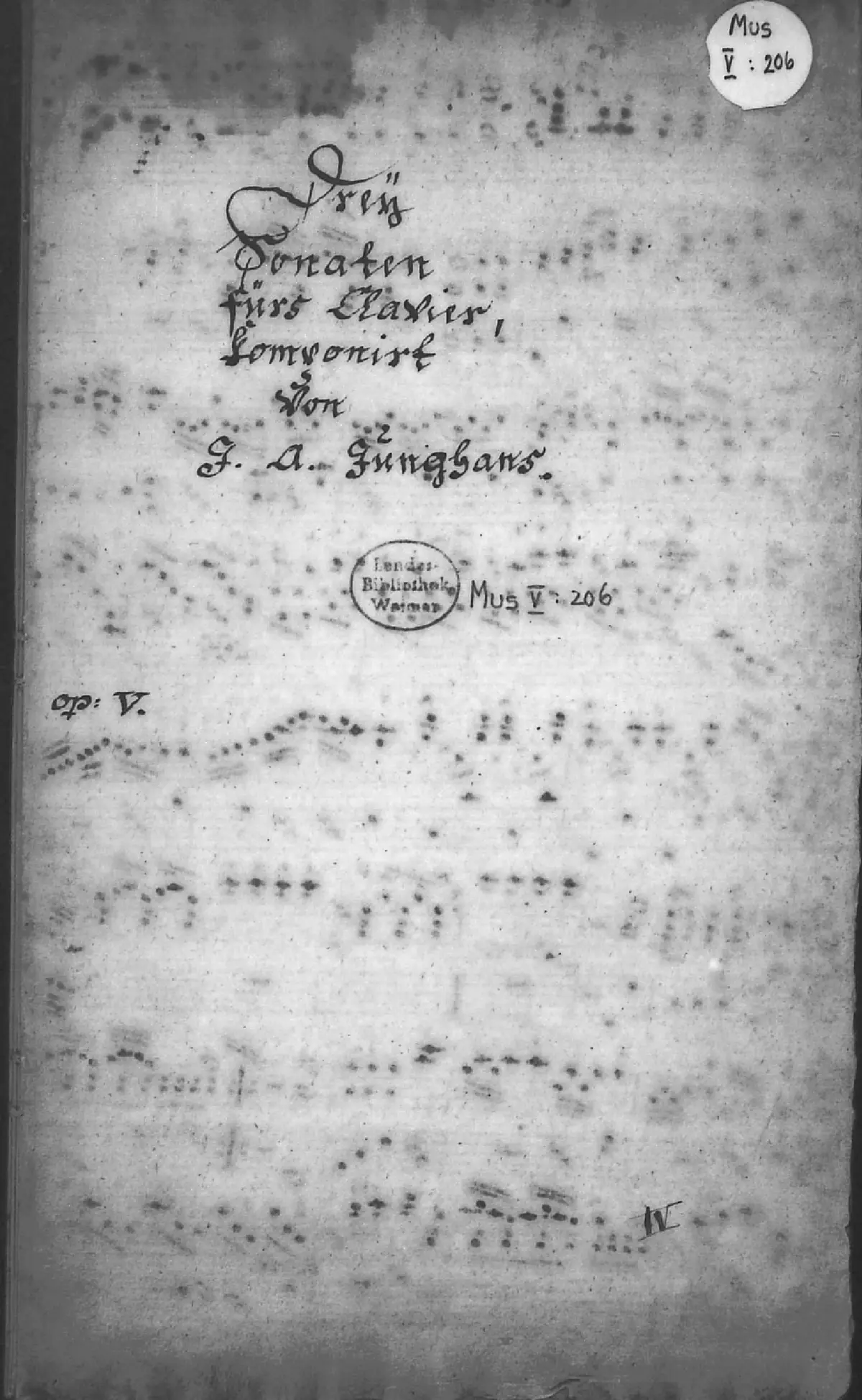 3 Keyboard Sonatas - Page 1