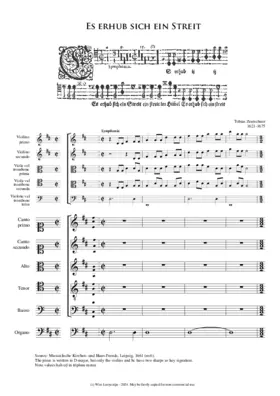 Es erhub sich ein Streit im Himmel a 5