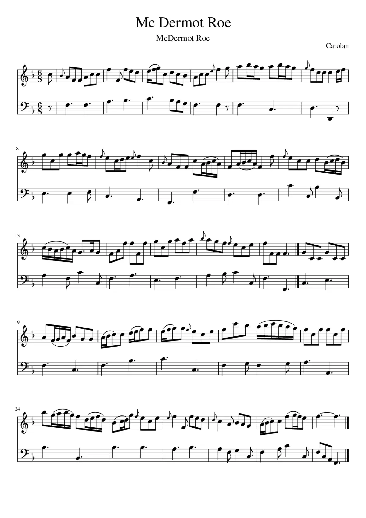 Mc Dermot Roe - Page 1