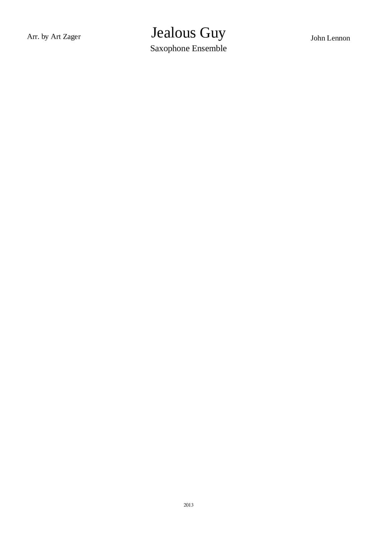 jealous guy - Page 1