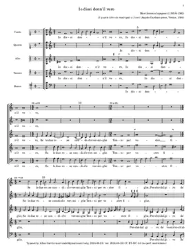 Io dissi donn'il vero