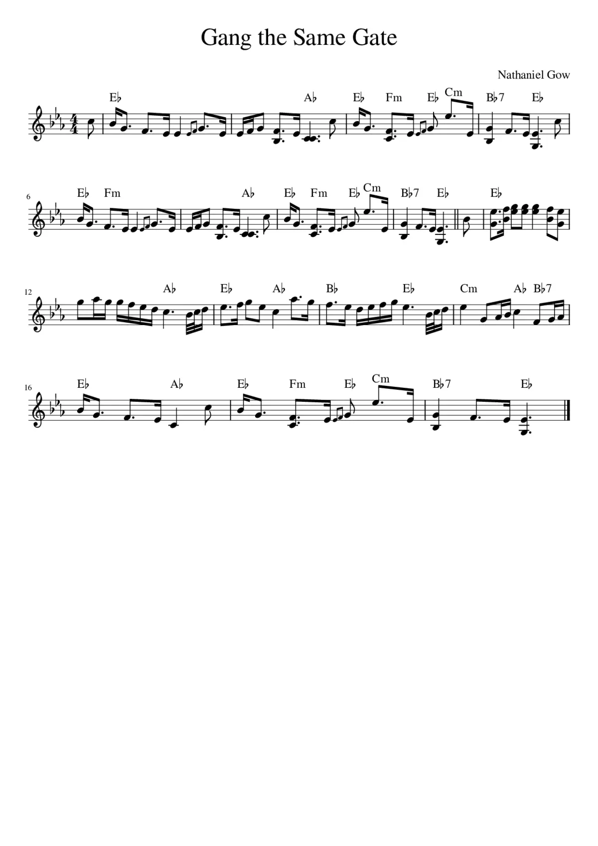 Gang the Same Gate - Page 1