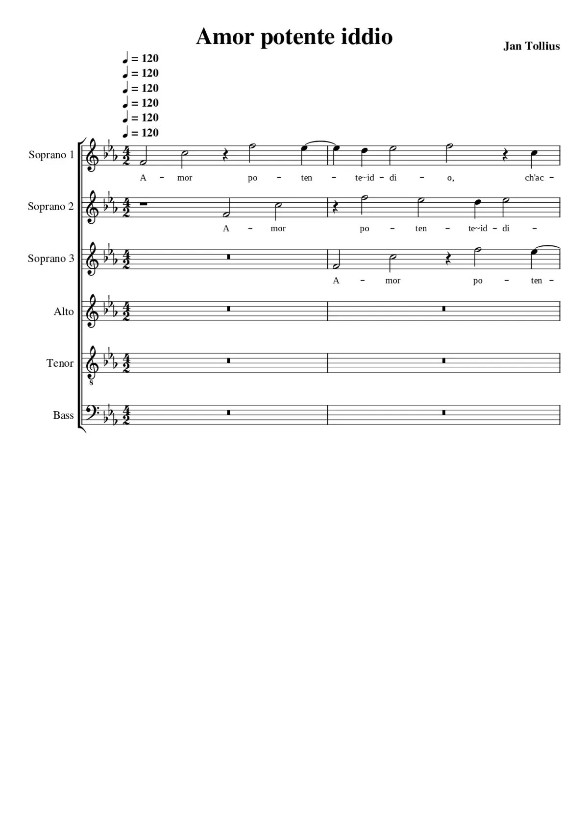 Amor potente iddio - Page 1