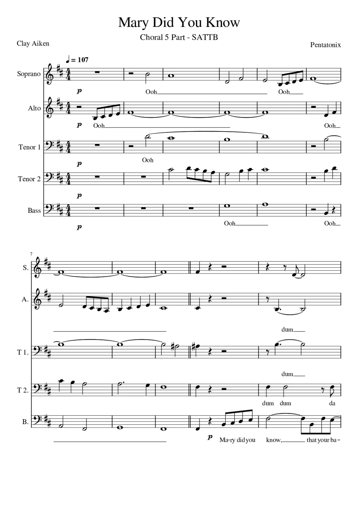 carol of the bells - Page 1