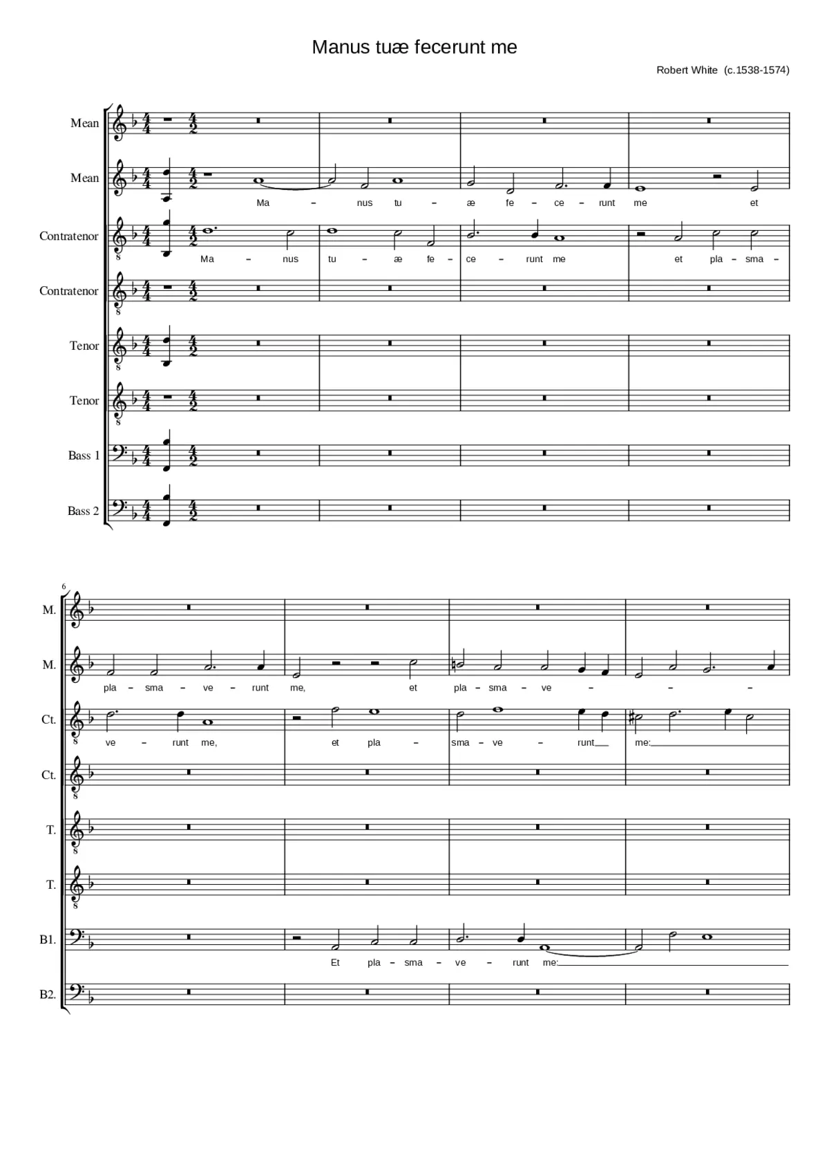 Manus tuae fecerunt me - Page 1