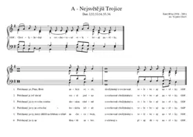 A - Nejsvětější Trojice