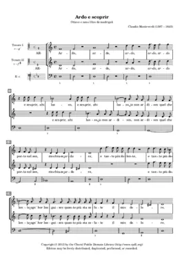 Ardo e scoprir, ahi lasso, io non ardisco