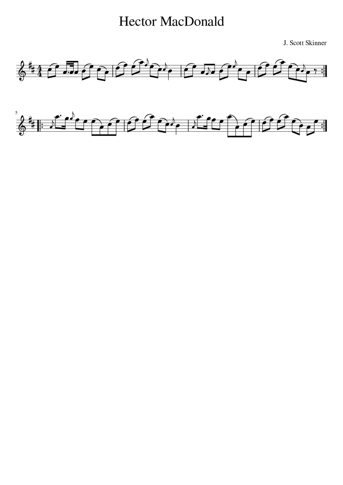 Hector MacDonald - Page 1