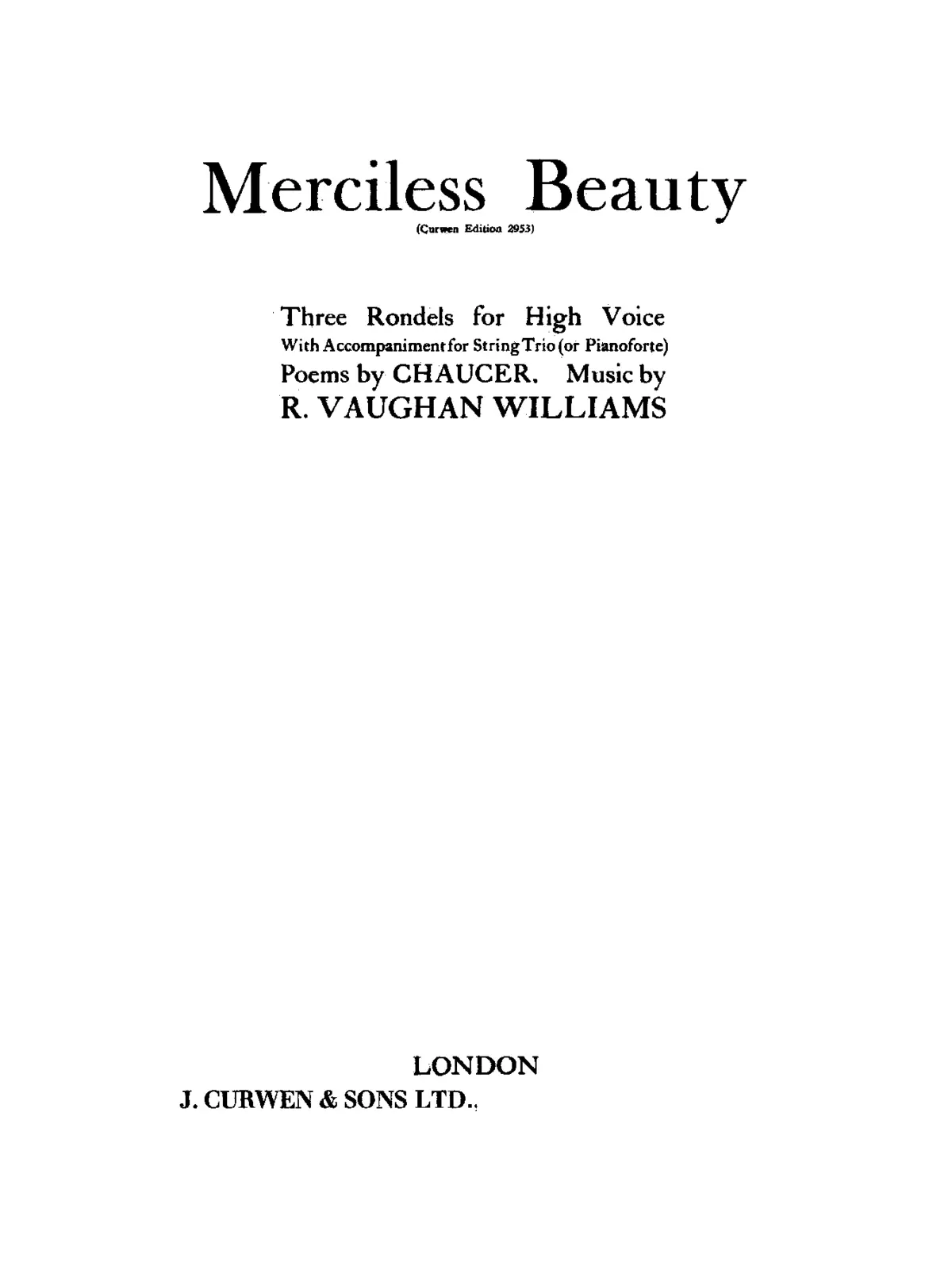 Merciless Beauty - Page 1
