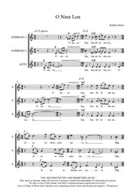 O nata lux