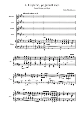 Die erste Walpurgisnacht, Op. 60