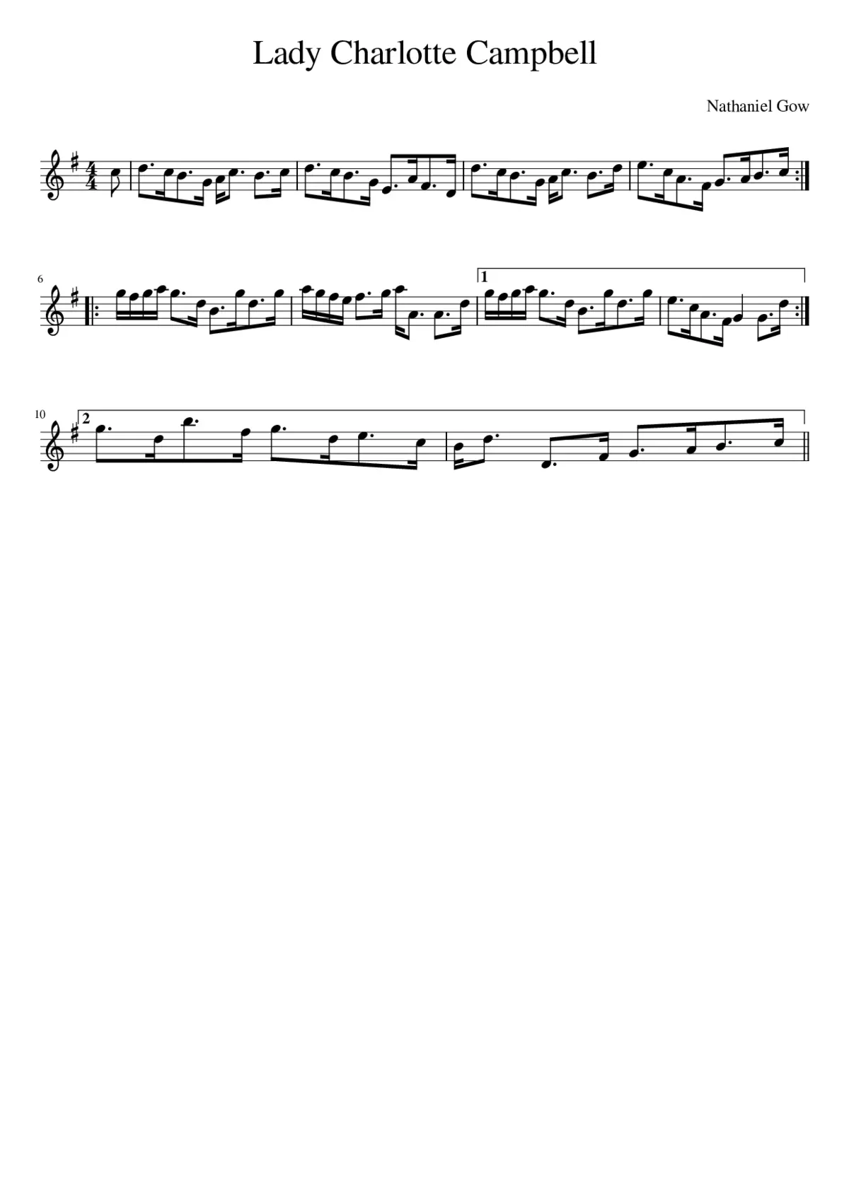 Lady Charlotte Campbell - Page 1