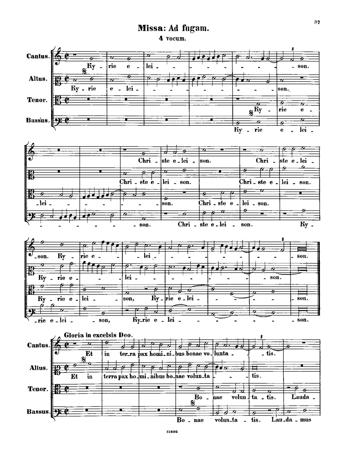 Missa ad fugam - Page 1