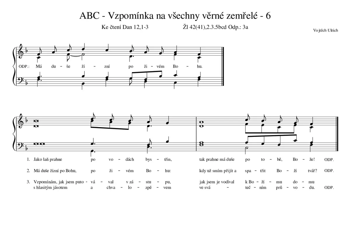 ABC - Vzpomínka na všechny věrné zemřelé - 6 - Page 1