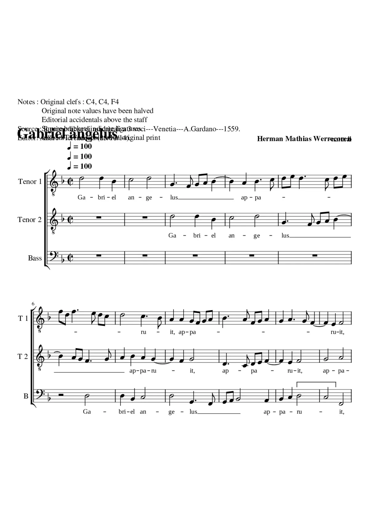 Gabriel angelus apparuit - Page 1