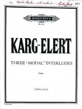 Three modal interludes