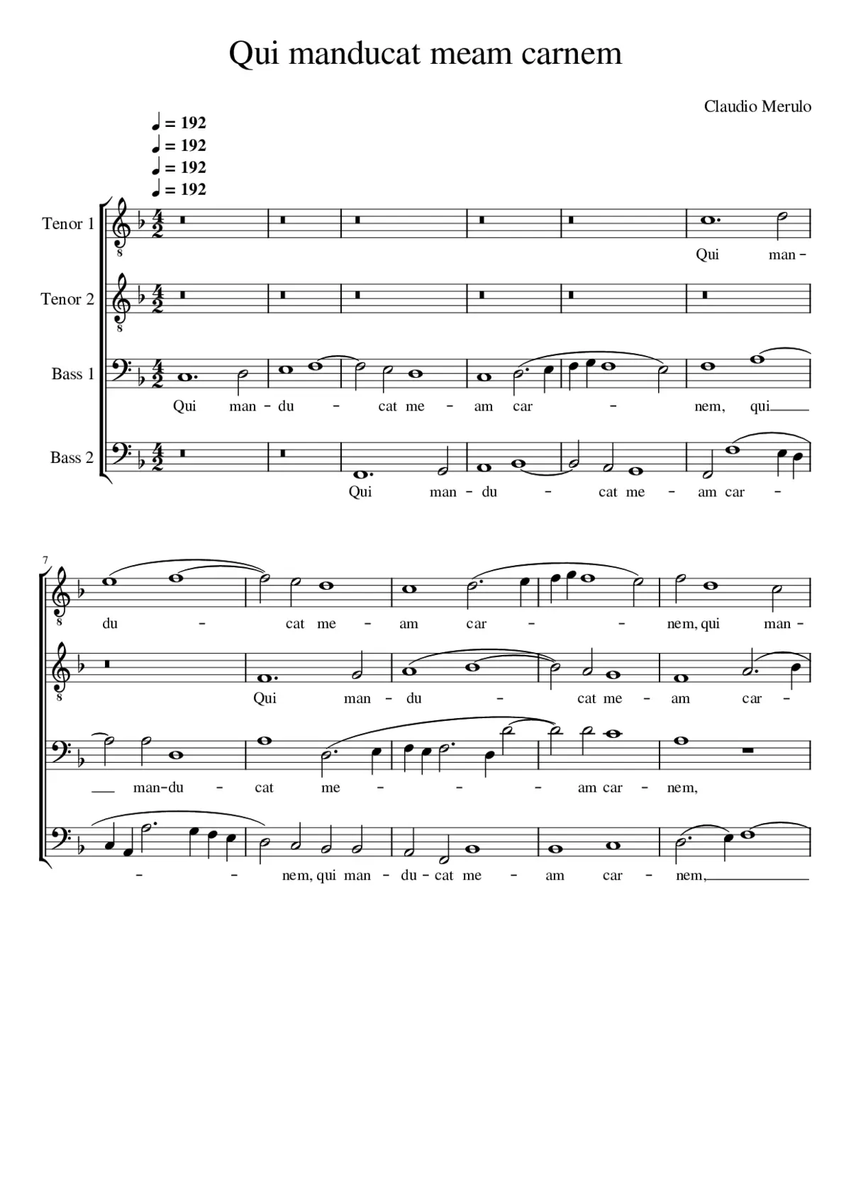 Qui manducat carnem meam - Page 1