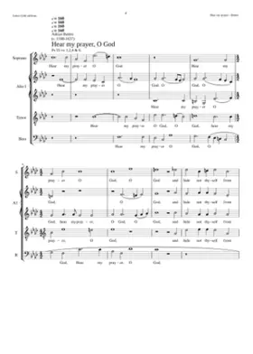 Hear my prayer O God