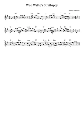 Wee Willie's Strathspey