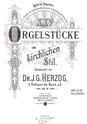 25 Orgelstücke im kirchlichen Stil