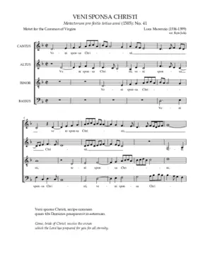 Veni sponsa Christi a 4