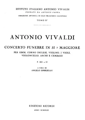 Concerto funebre in B-flat major, RV 579