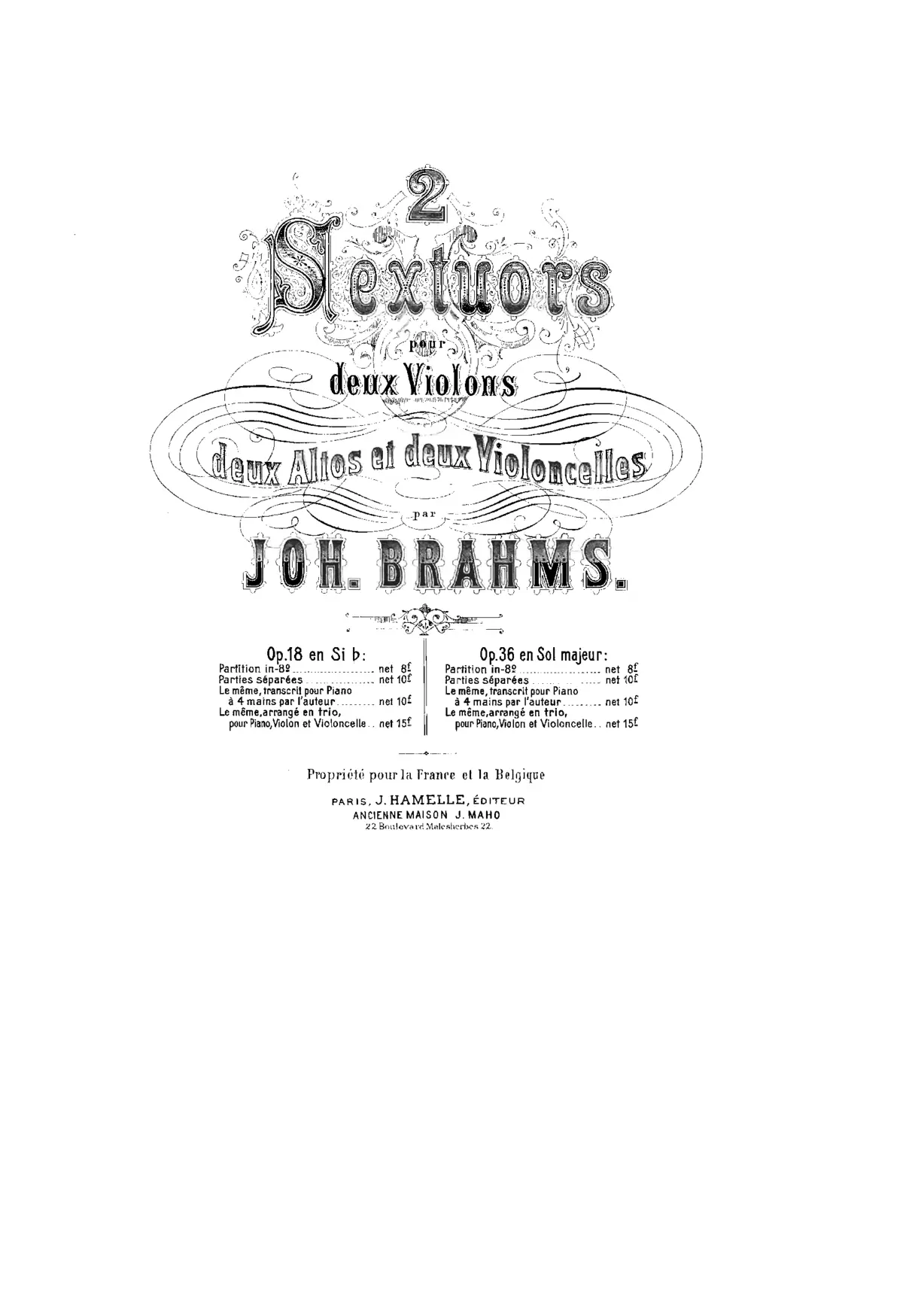 String Sextet No.2 - Page 1