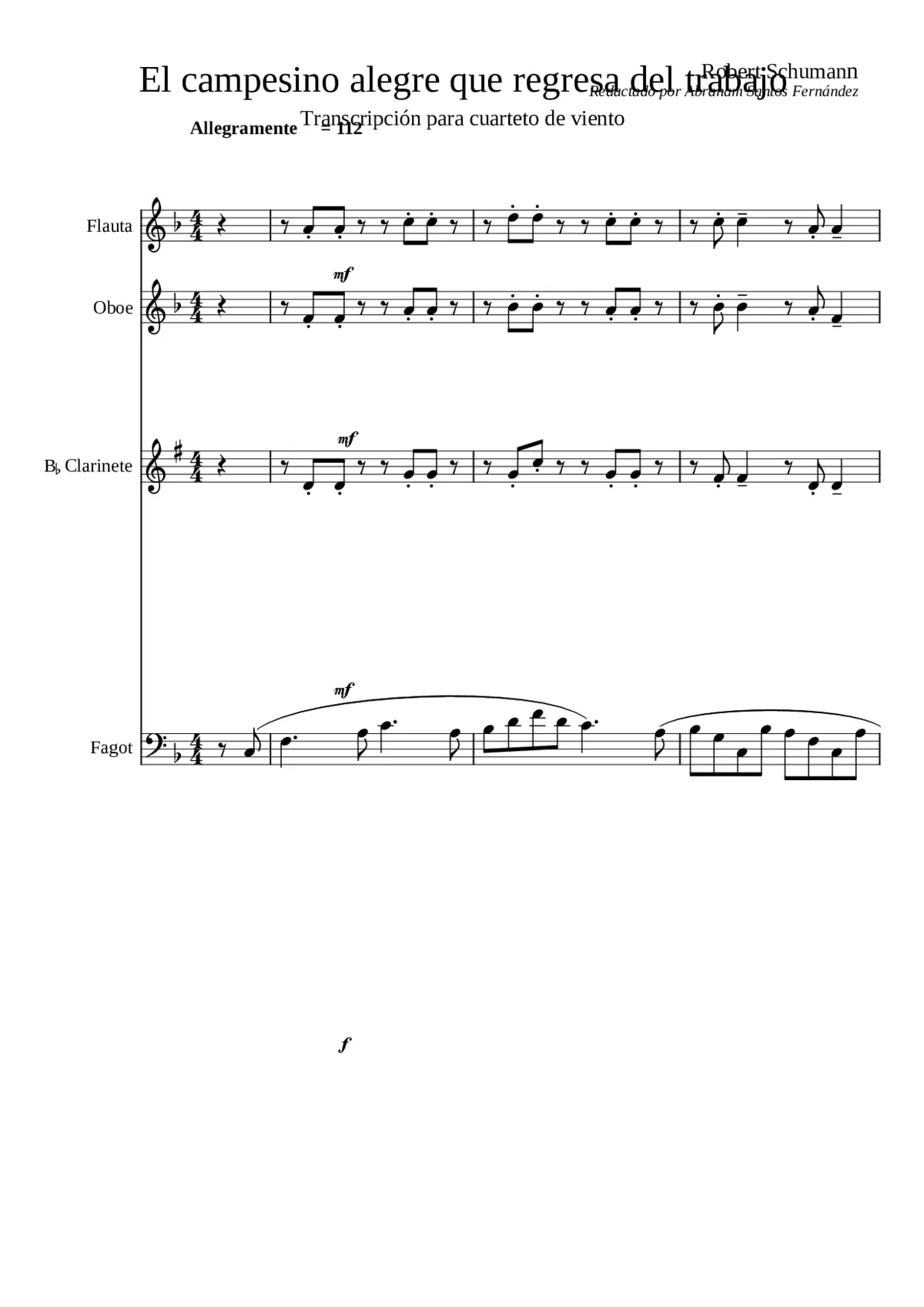 Kinderszenen Op.15 - Page 1