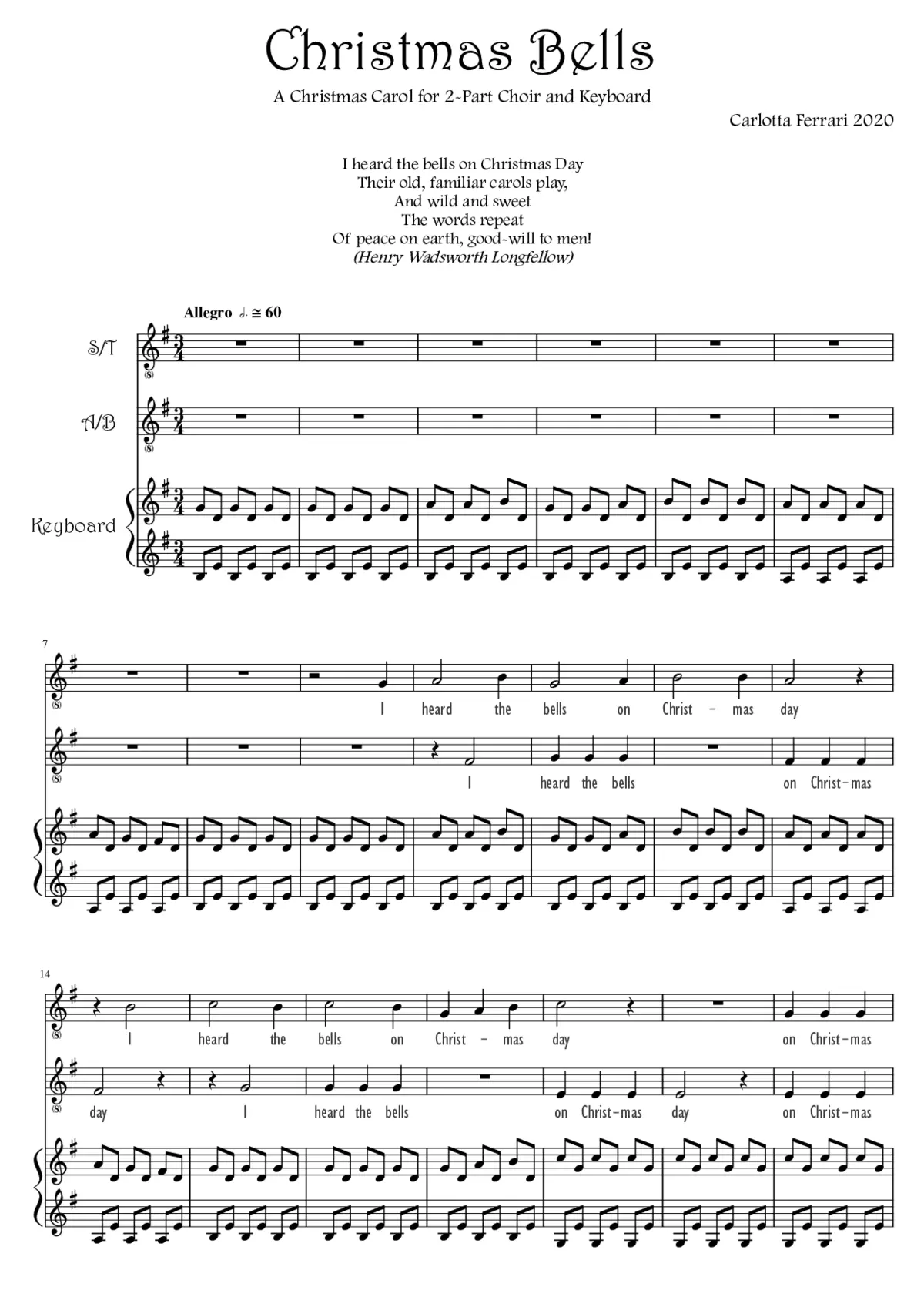 Christmas Bells - Page 1