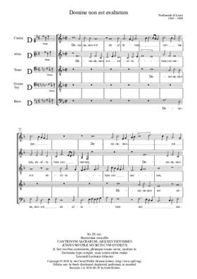 Domine non est exaltatum