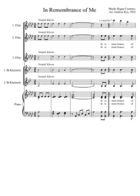 in remembrance of me