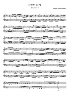 Invention in D major BWV 774