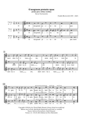 O magnum pietatis opus