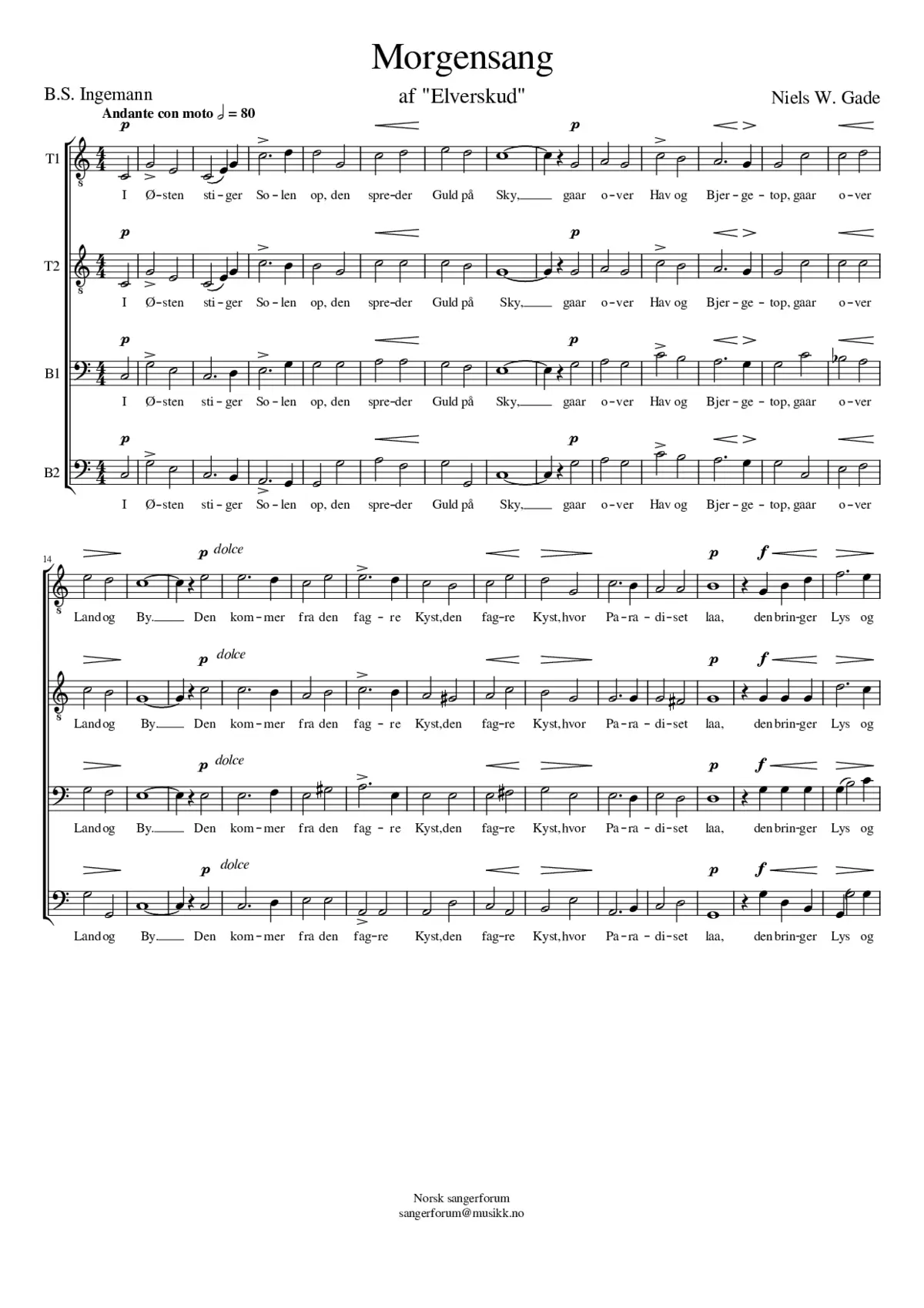 Elverskud opus 30 - Page 1