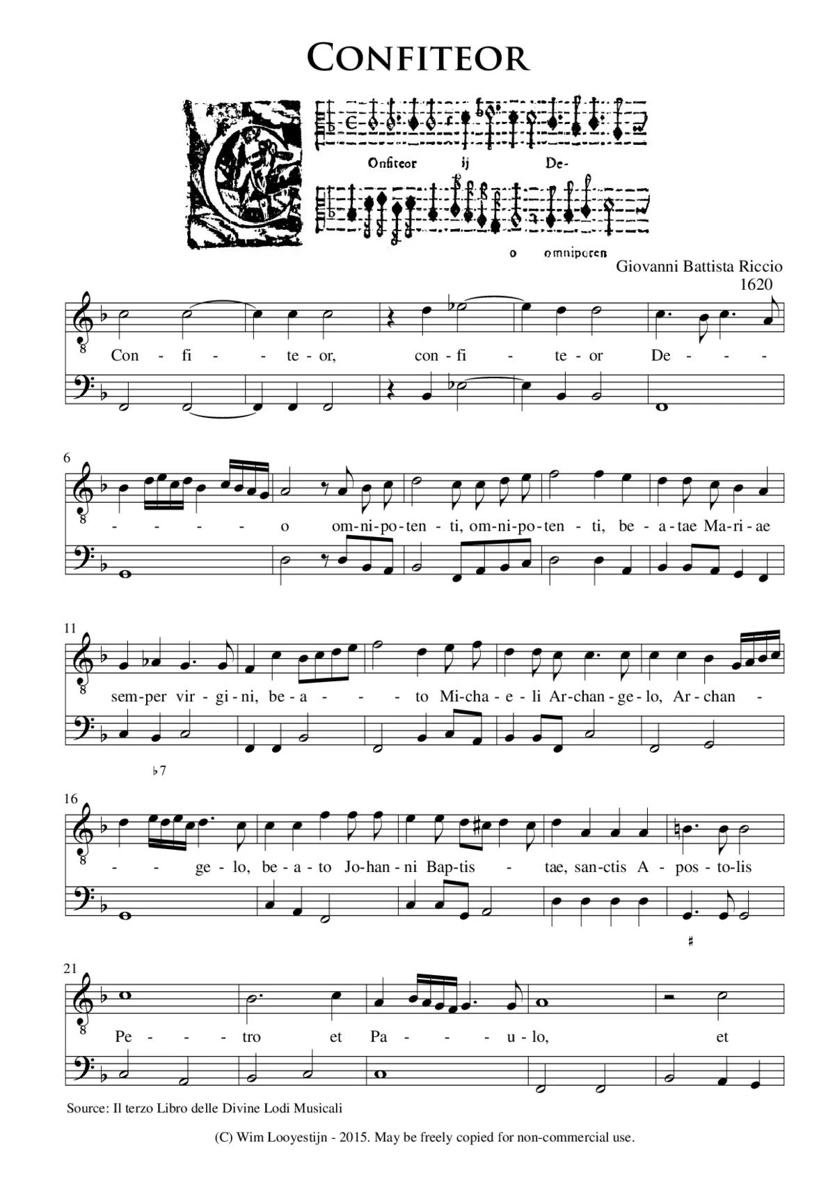 Confiteor - Page 1