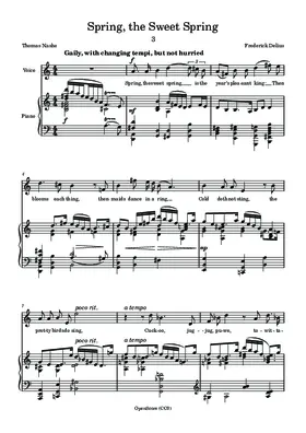 Spring, the Sweet Spring