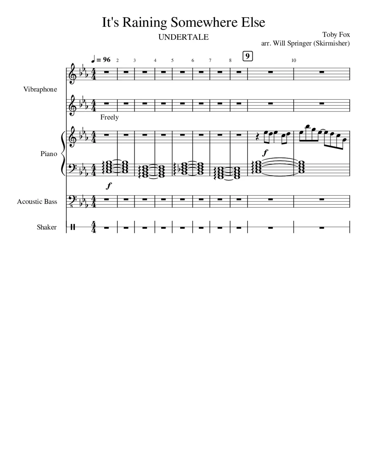 It's Raining Somewhere Else - Page 1