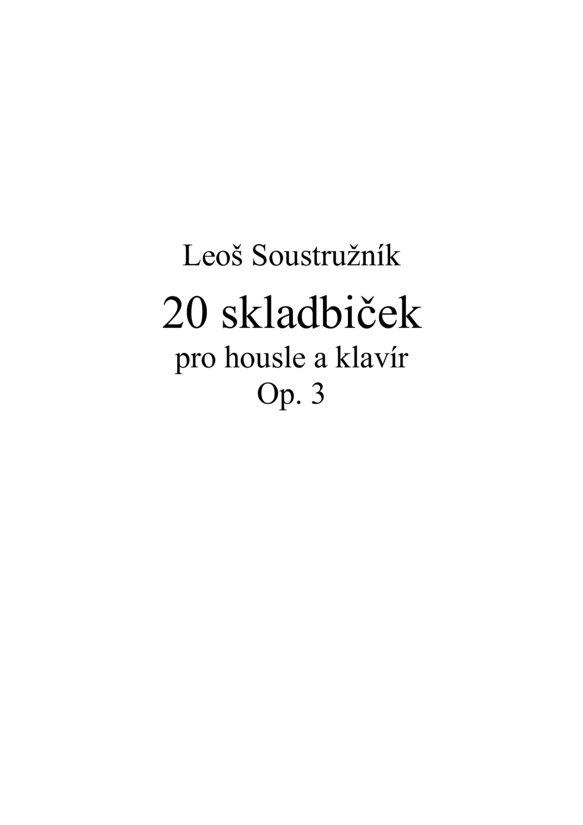 20 Skladbiček - Page 1