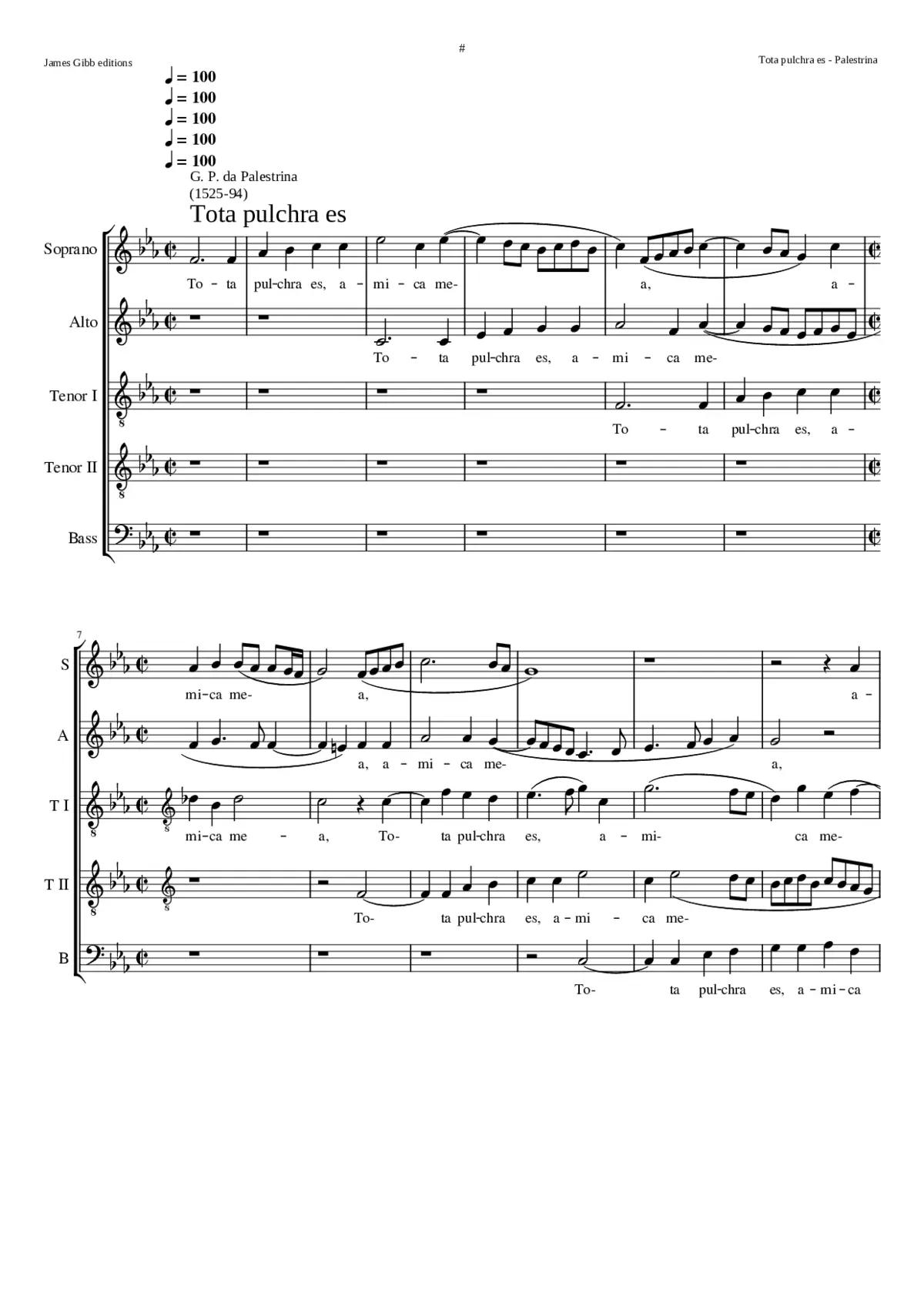 Tota pulchra es - Page 1