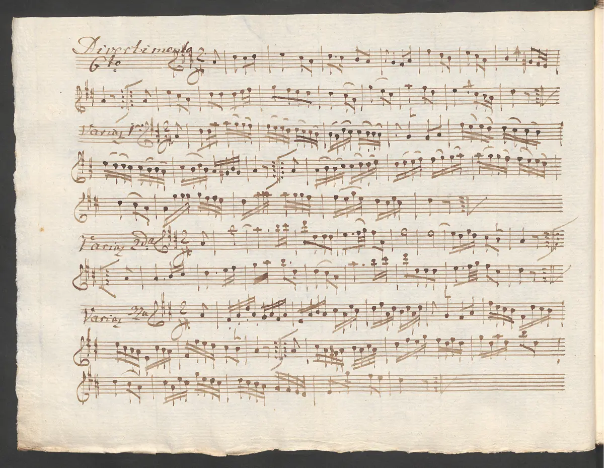 Baryton Trio in D major, Hob.XI:78 - Page 1
