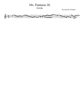 16v. Fantasia 18.