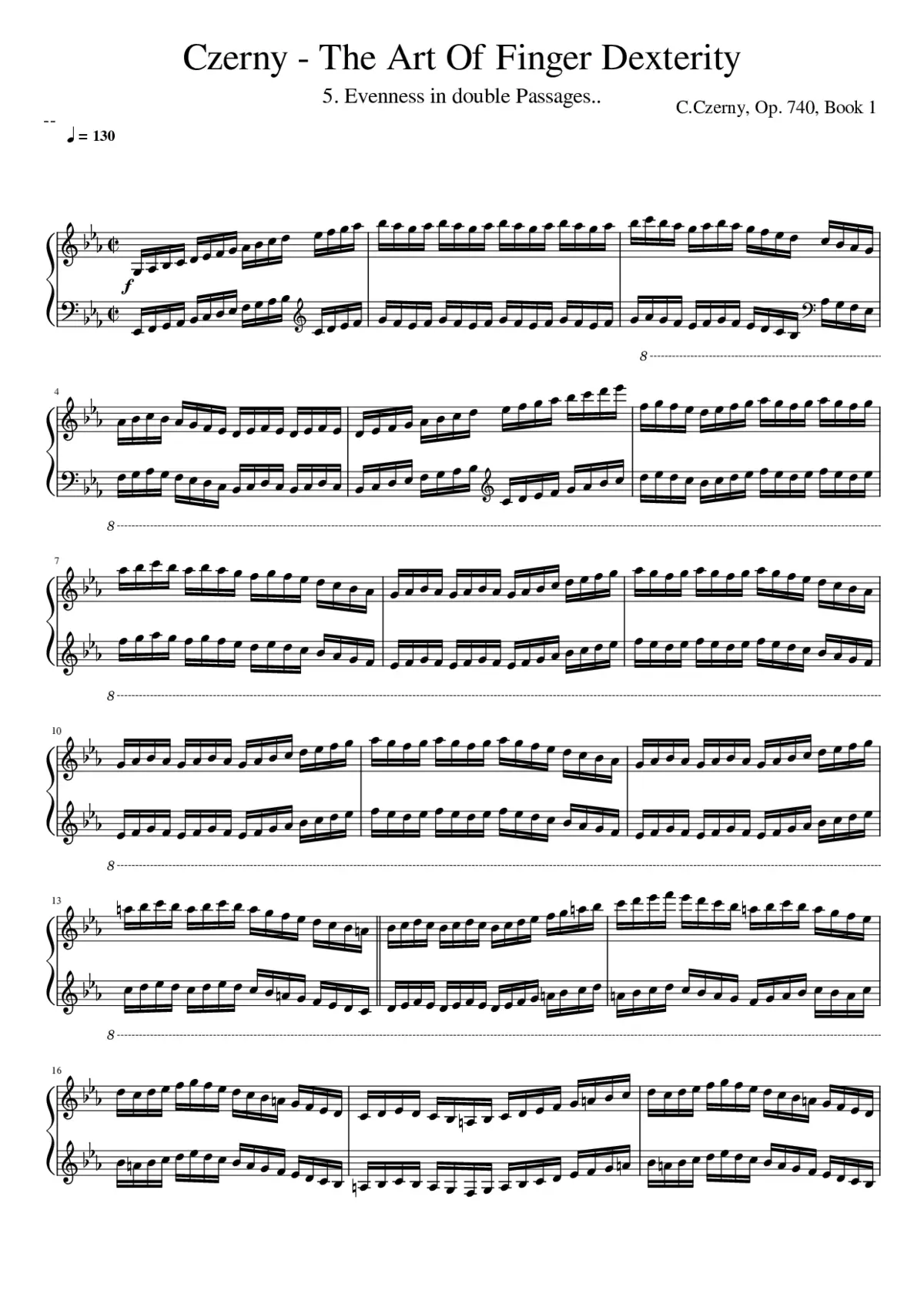 The Art of Finger Dexterity Op.740 - Page 1