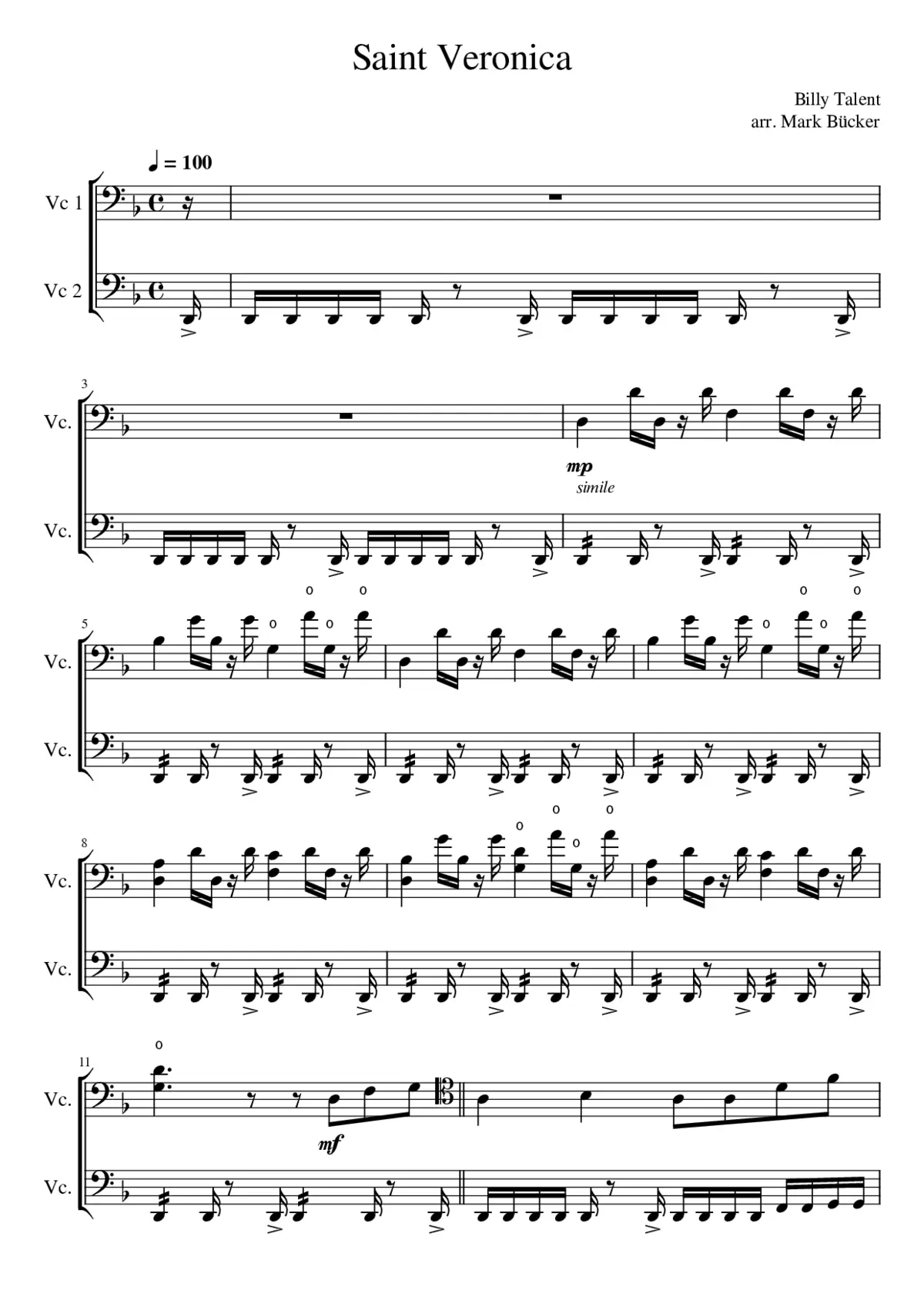 Saint Veronica - Page 1