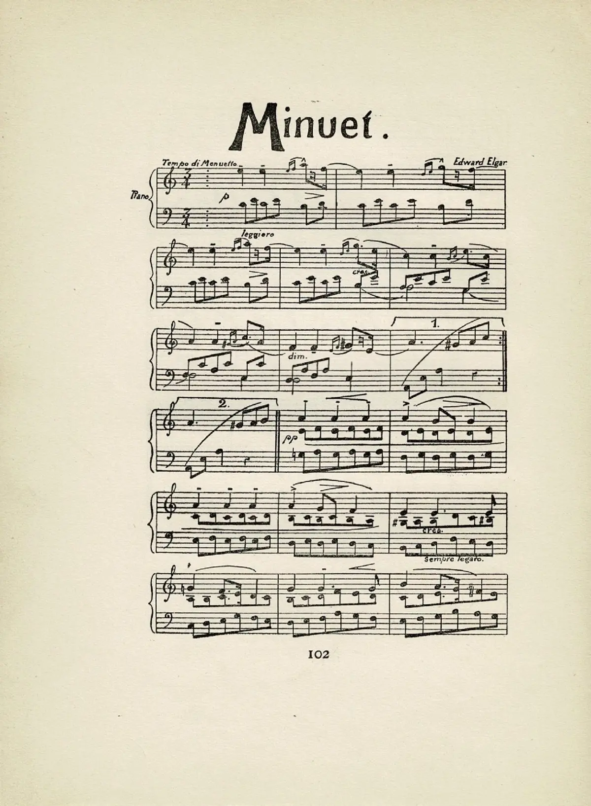 Minuet - Page 1
