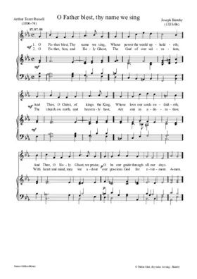O Father blest, Thy Name we sing